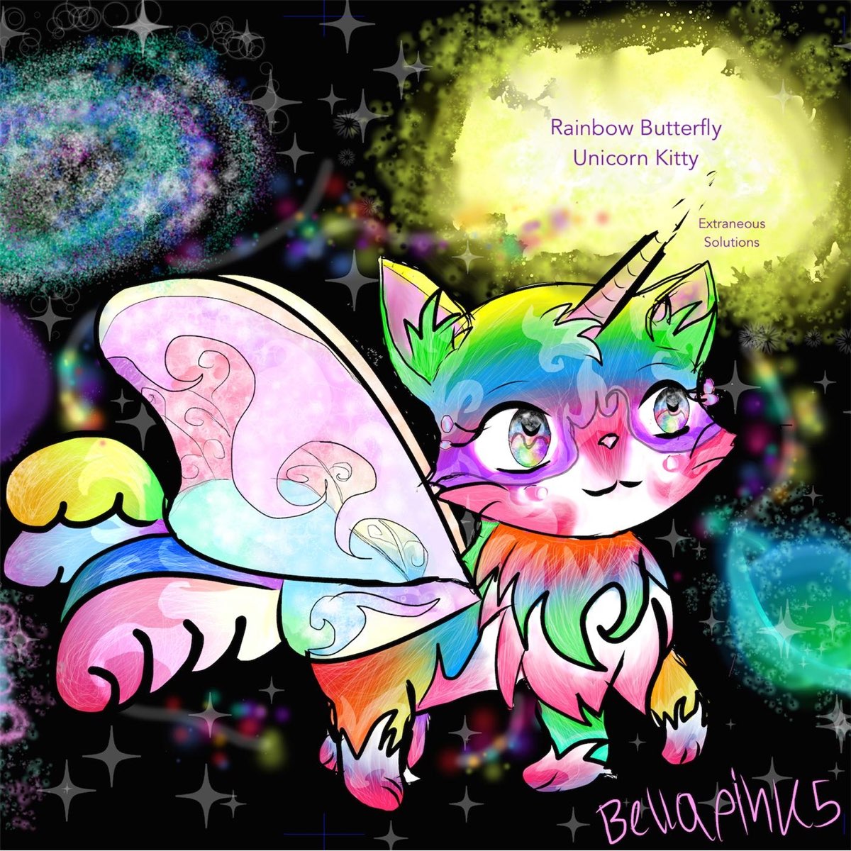 híbrido hierro Agarrar Rainbow Butterfly Unicorn Kitty - Single de Extraneous Solutions en Apple  Music