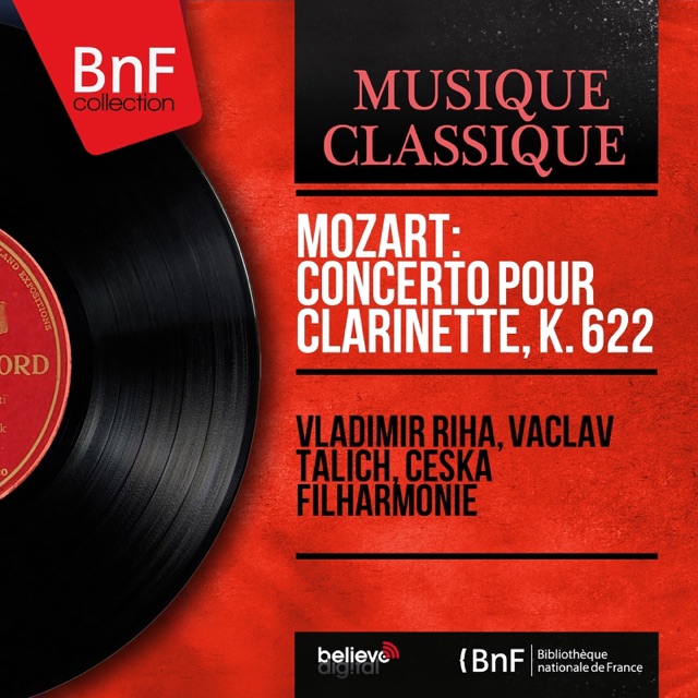 Mozart: Concerto pour clarinette, K. 622 (Mono Version) - EP