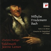 Wilhelm Friedemann Bach: Sinfonias - Suite in G Minor - Concerto for Harpsichord in D Major artwork