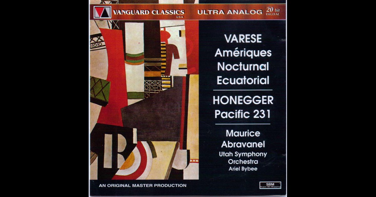Edgard Varese: Ameriques, Nocturnal, Ecuatorial / Arthur