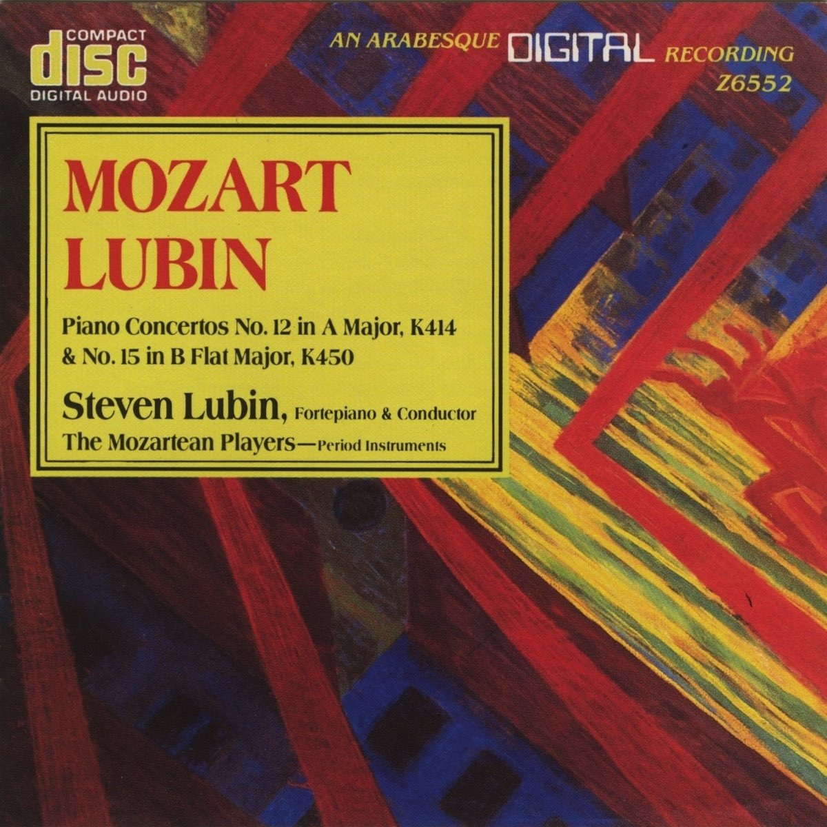 Mozart: Piano Concertos No. 12 in A Major, K414 & No. 15 in B Flat Major,  K450 - Album by The Mozartean Players & Steven Lubin - Apple Music