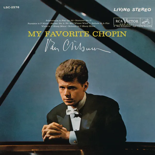廃盤LPレコード　ヴァン・クライバーン直筆サイン入り　ラフマニノフ　ピアノ協奏曲 LP レコード クライバーン、コンドラシンのラフマニノフ/ピアノ協奏曲