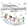 Schneemann baun und Schneeballschlacht