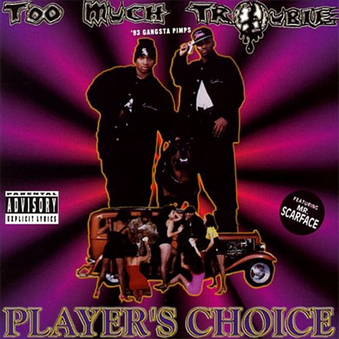 TOO MUCH TROUBLE BRINGING HELL ON EARTH Cassette Tape 1992