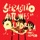 Album cover of Com um Abraço by Sebastião Antunes & Quadrilha, Galandum Galundaina, Luis Peixoto
