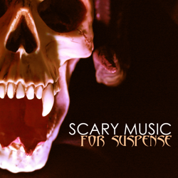 Scary Music for Suspense - Sinister Piano &amp; Spooky Animal Sounds of the Night for Halloween Party - Scary Music Orchestra Cover Art