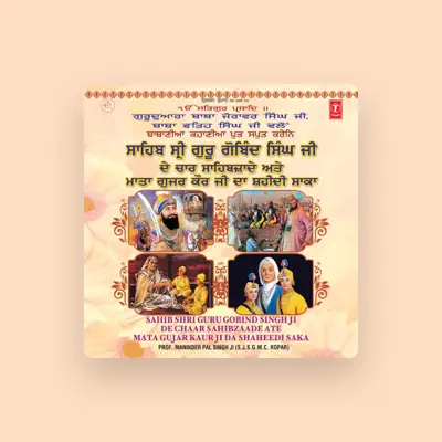 Listen to Prof. Maninder Pal Singh Ji, watch music videos, read bio, see tour dates & more!