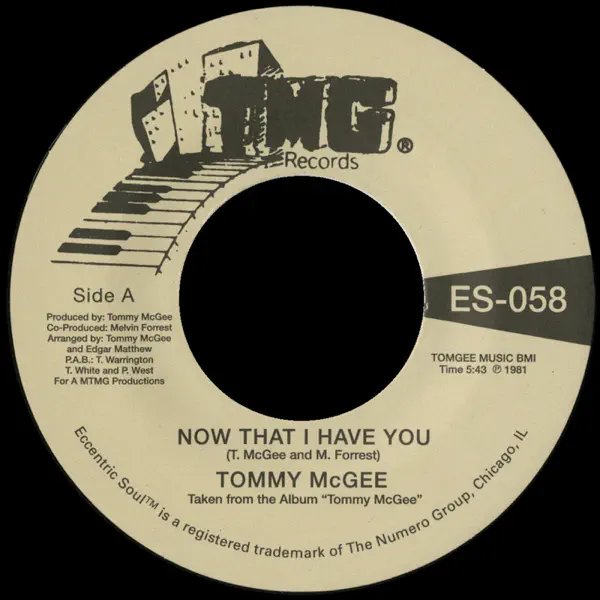 洋楽 7\"  McGEE NOW THAT I HAVE YOU TOMMY McGEE NOW THAT I HAVE YOU - YouTube