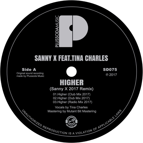 Higher (Sanny X 2017 Remix) [feat. Tina Charles] - Single