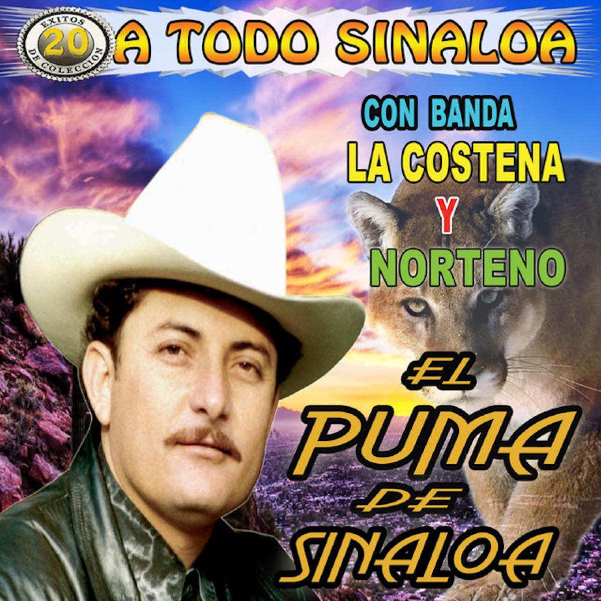 A Todo Sinaloa Con Banda La Costena Y Norteño - Album by El Puma De Sinaloa  - Apple Music