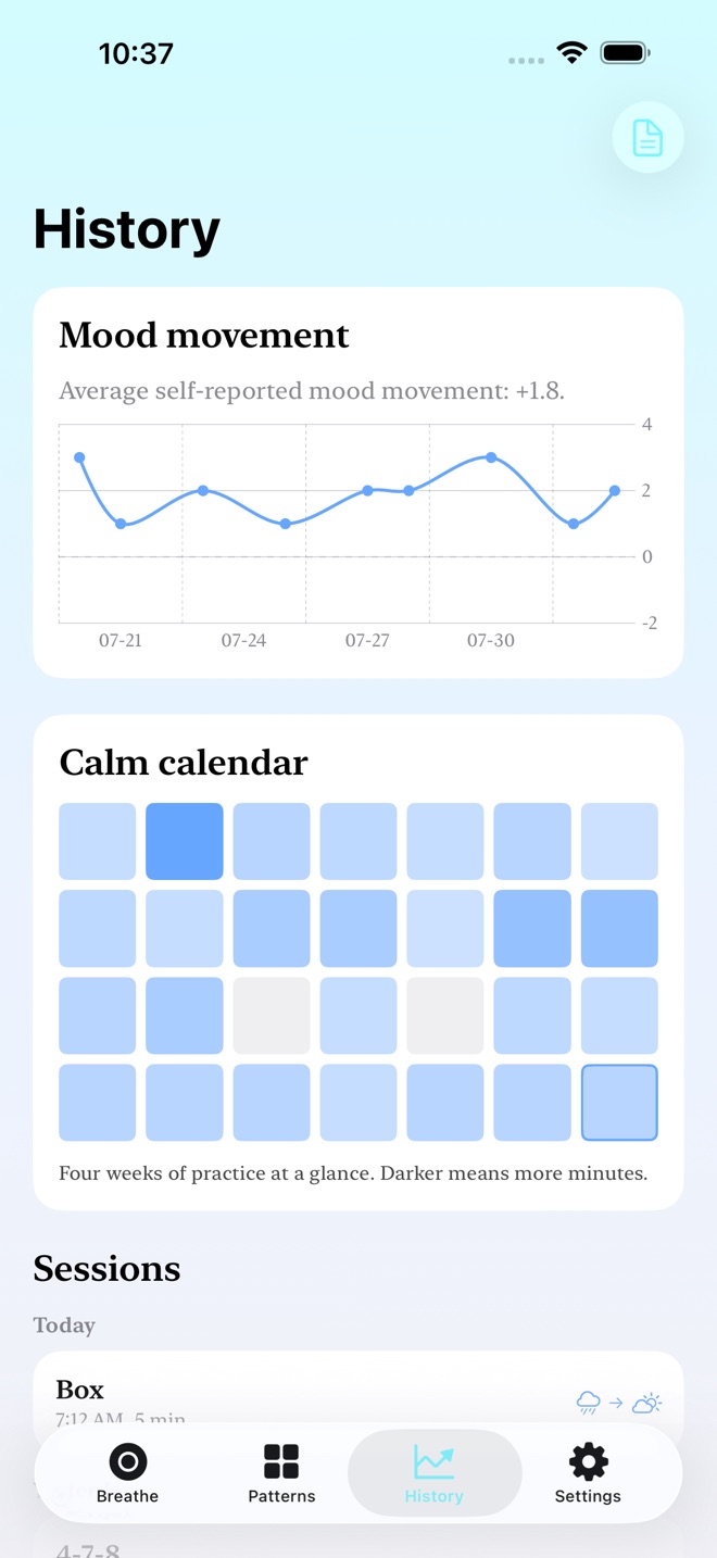 BreathLoop: Breathing screenshot 4