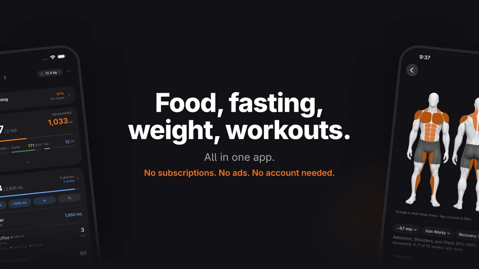 Tare: Calorie & Macro Tracker App Store product page header