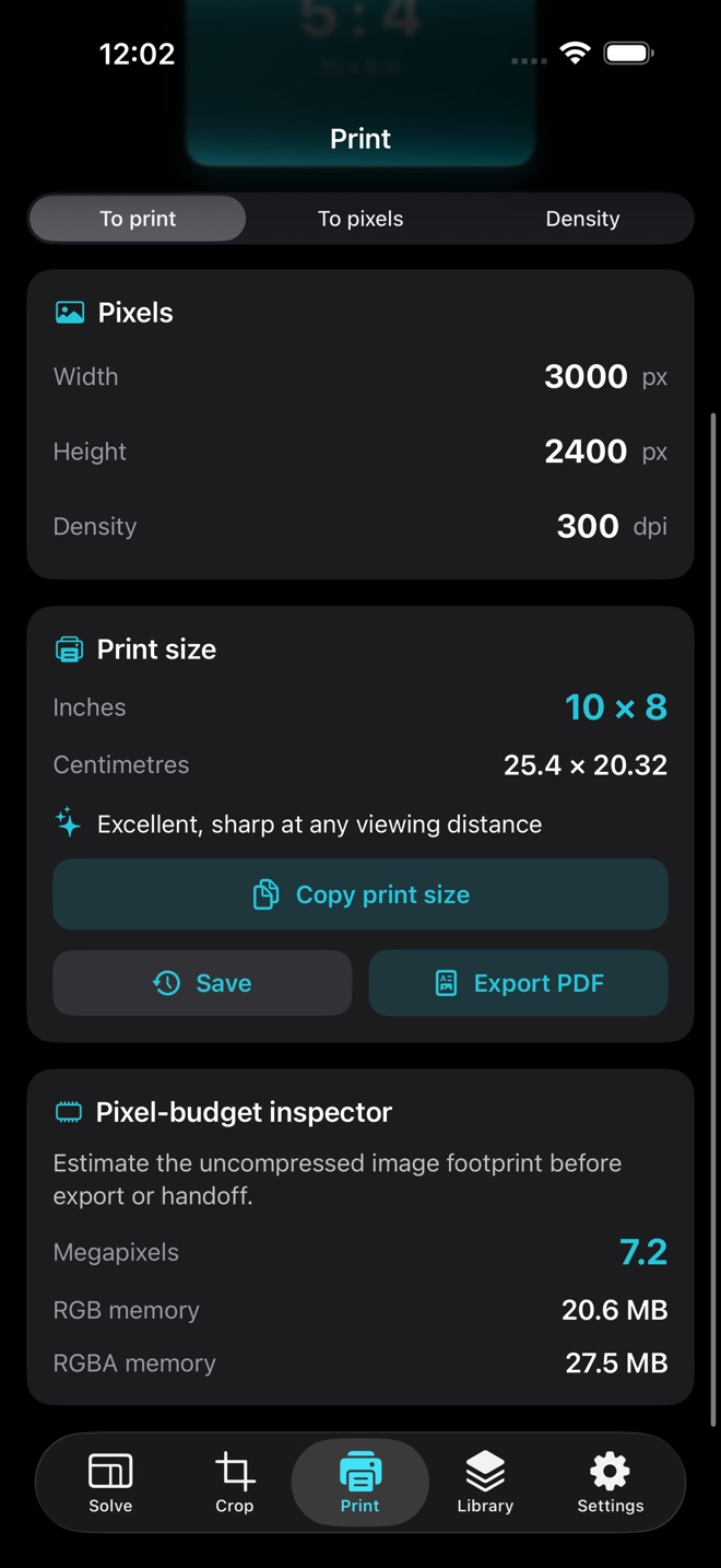 AspectCalc: Ratio & Crop screenshot 3