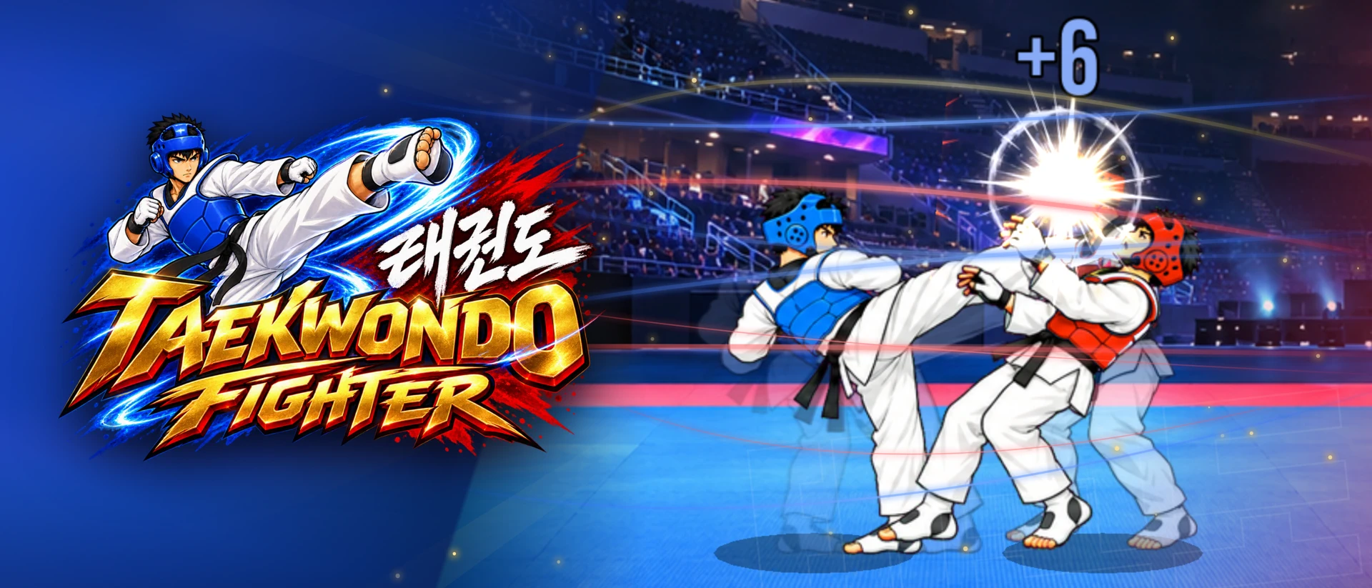 Taekwondo Fighter product page header