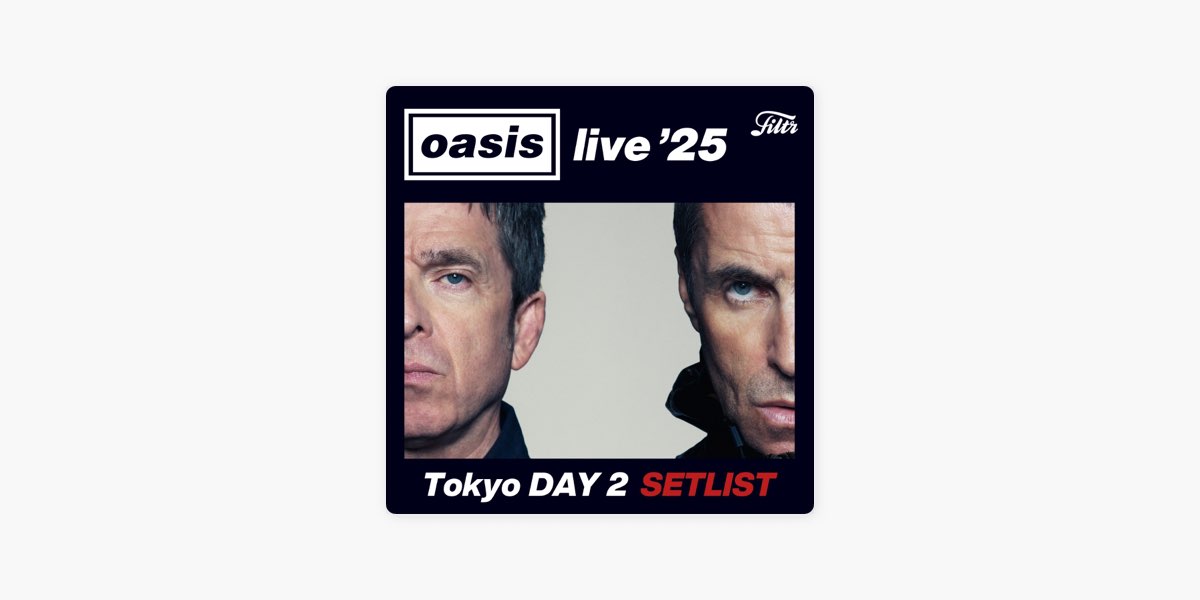 oasis live '25 Tokyo Day 1st & 2nd 2作セット OASIS (Paper Sleeve 2CD with Bonus DVDR) Furious Sun -live'25