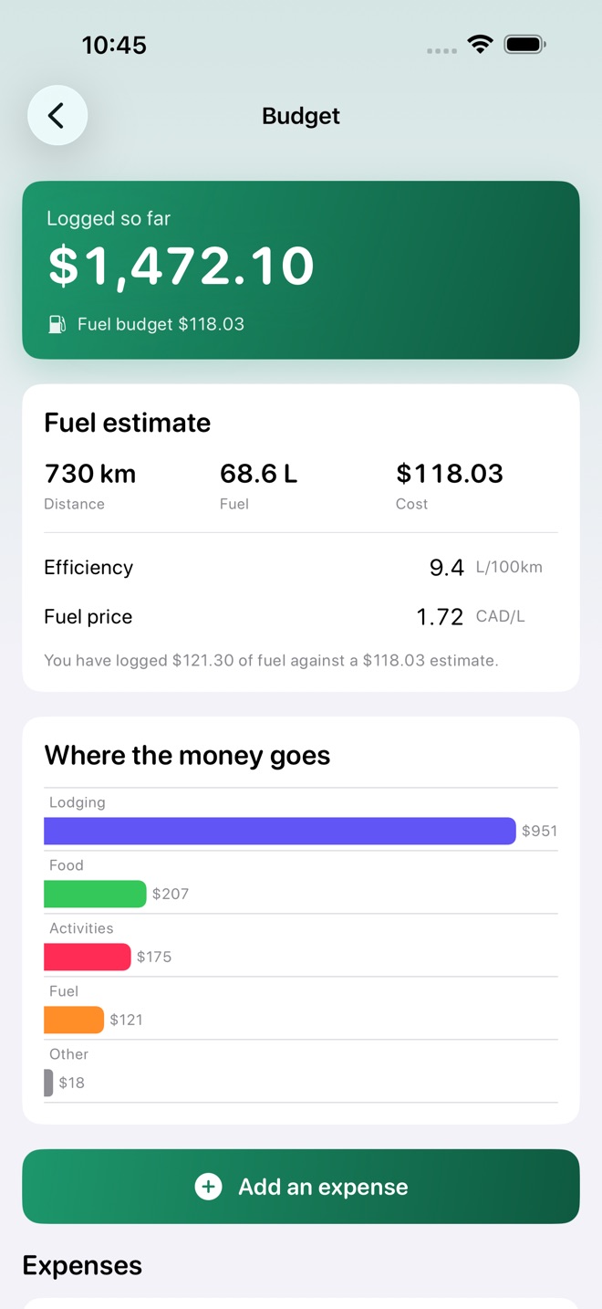 RoamPlan: Road Trip Planner screenshot 3