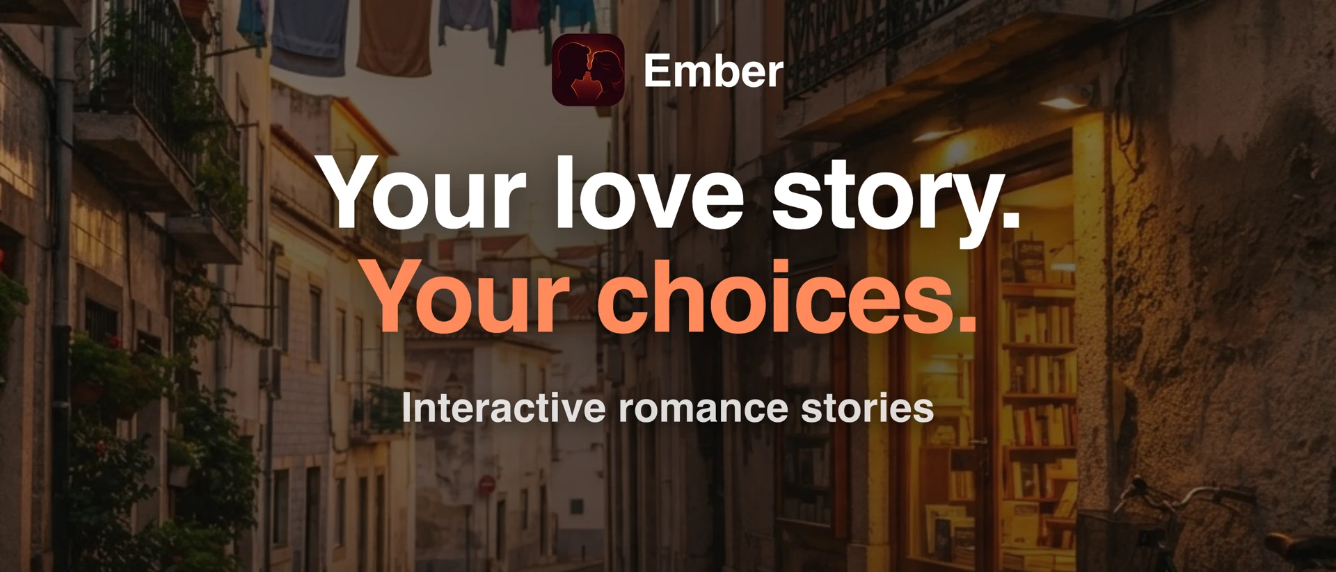 Ember: Romance Story Game product page header