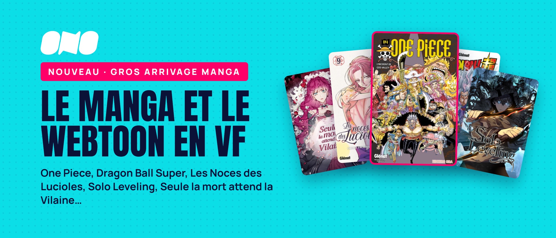 ONO - Webtoon Manga Webcomics product page header