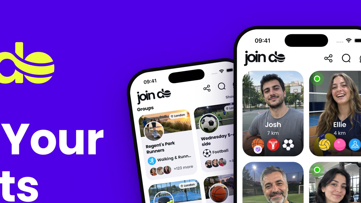 Join do: Find Sports Partners App Store product page header