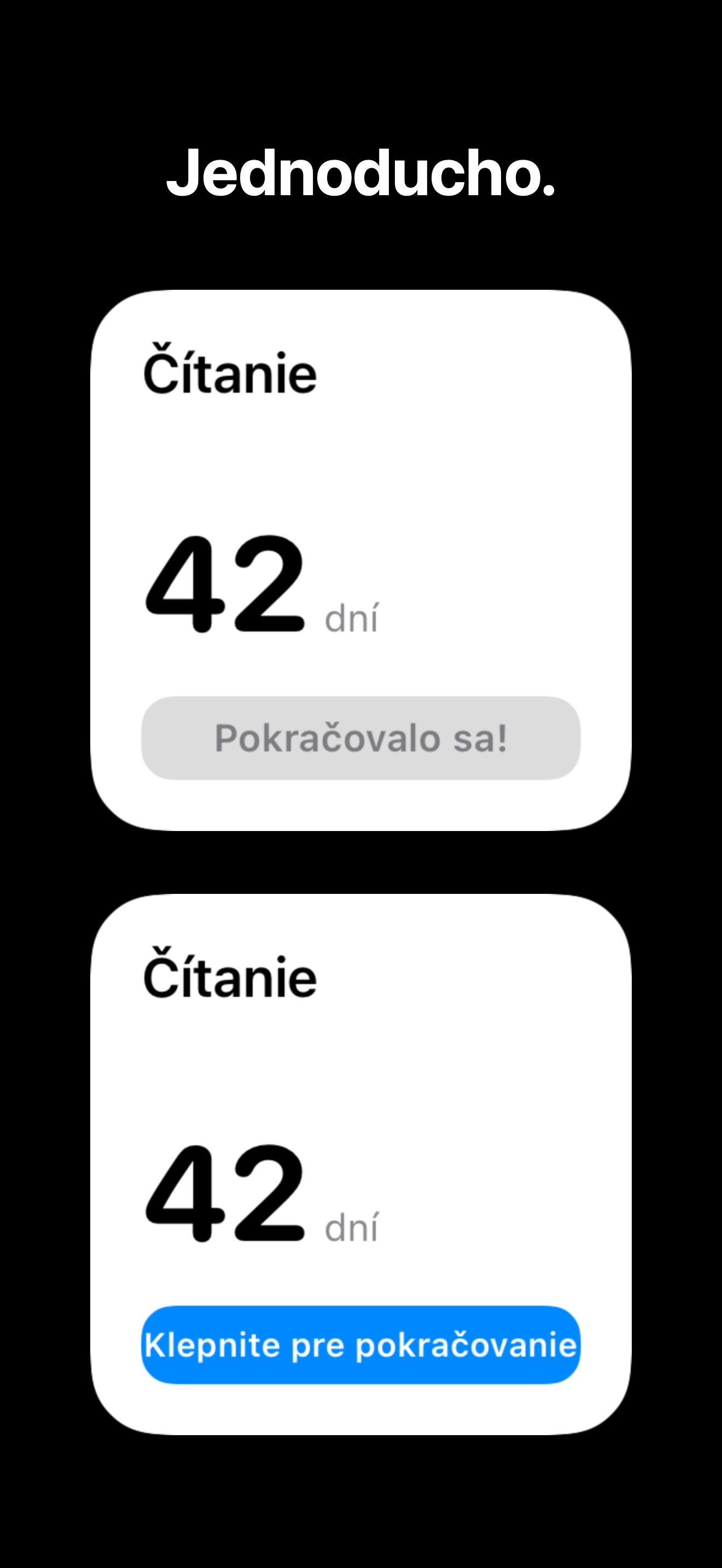 KeepGoing - Habit Tracker iOS screenshot 3 showing app interface