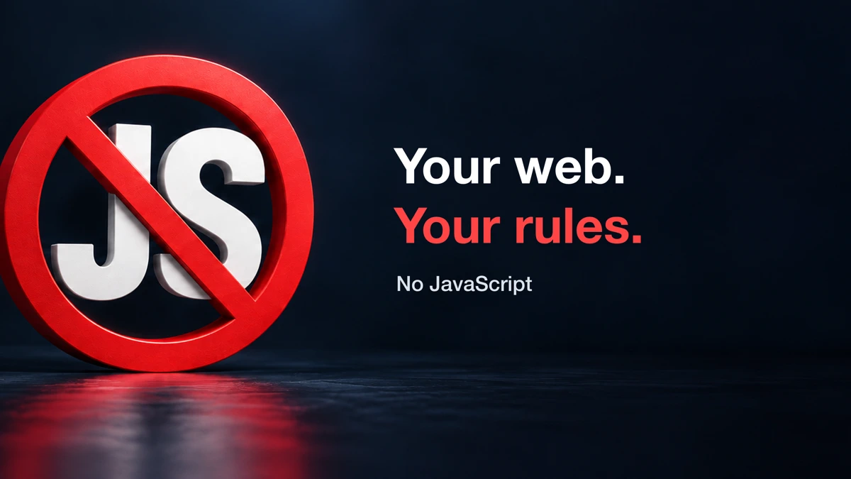 No JavaScript: Safari Blocker App Store product page header