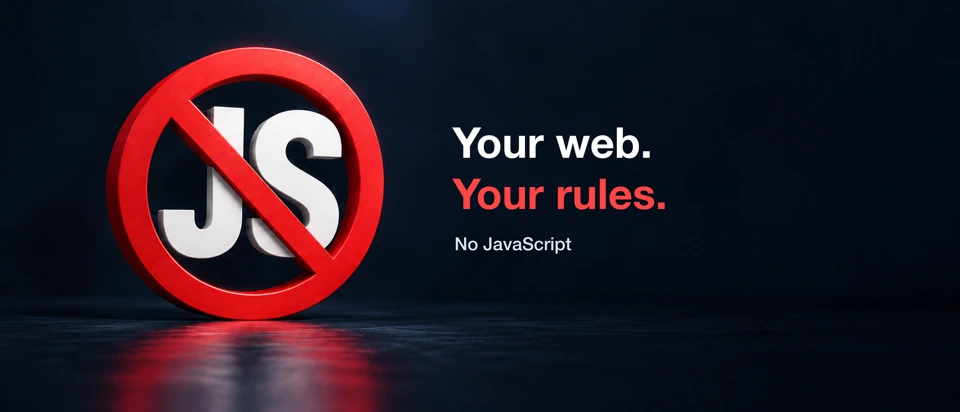 No JavaScript: Safari Blocker App Store product page header