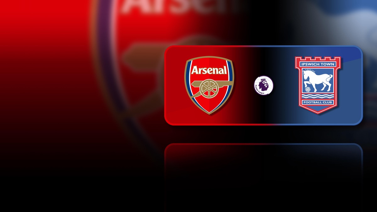 Arsenal vs. Ipswich Town Premier League Soccer (Season 2025, Episode