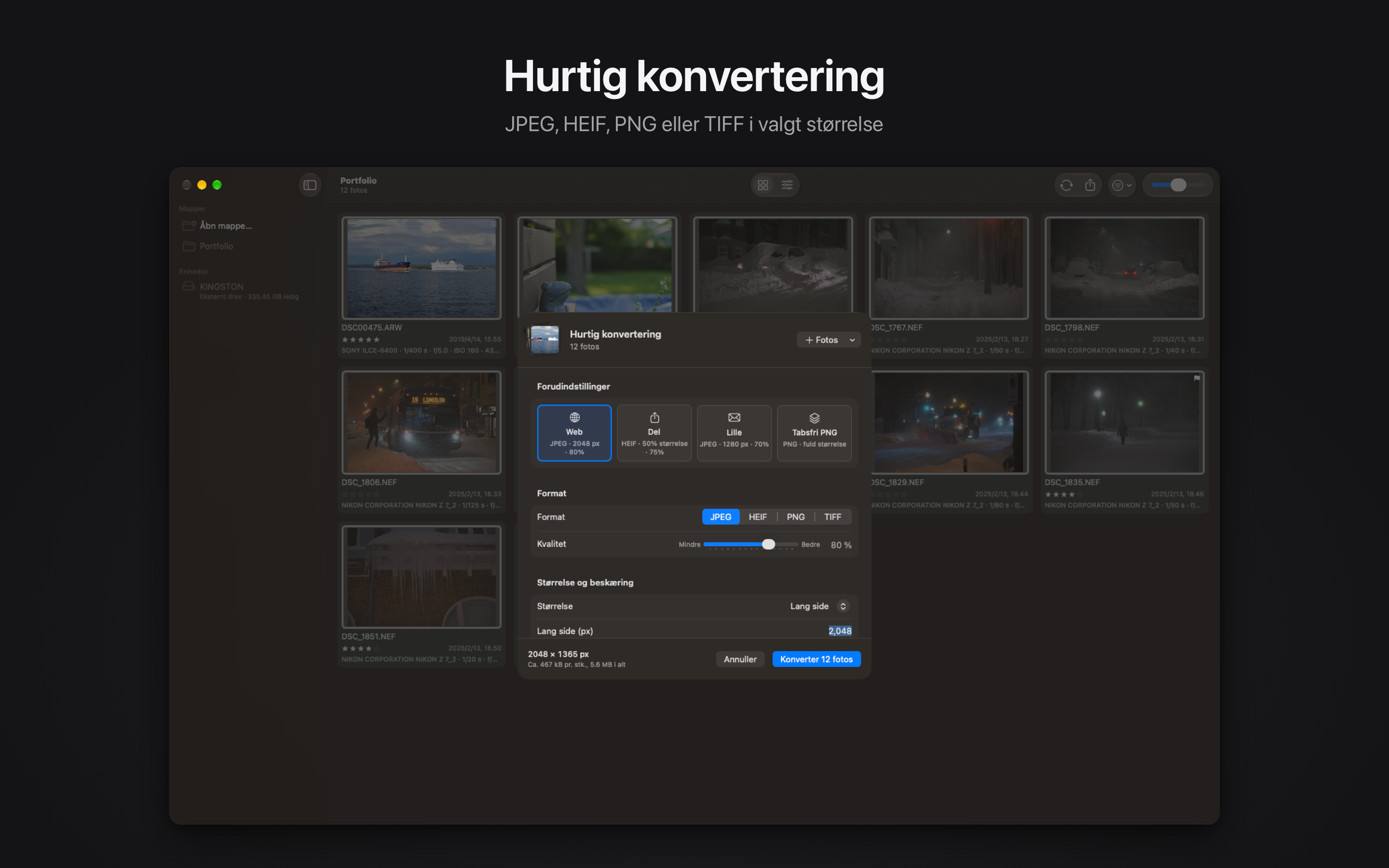 Rawed: RAW Photo Editor macOS screenshot 5 showing app interface