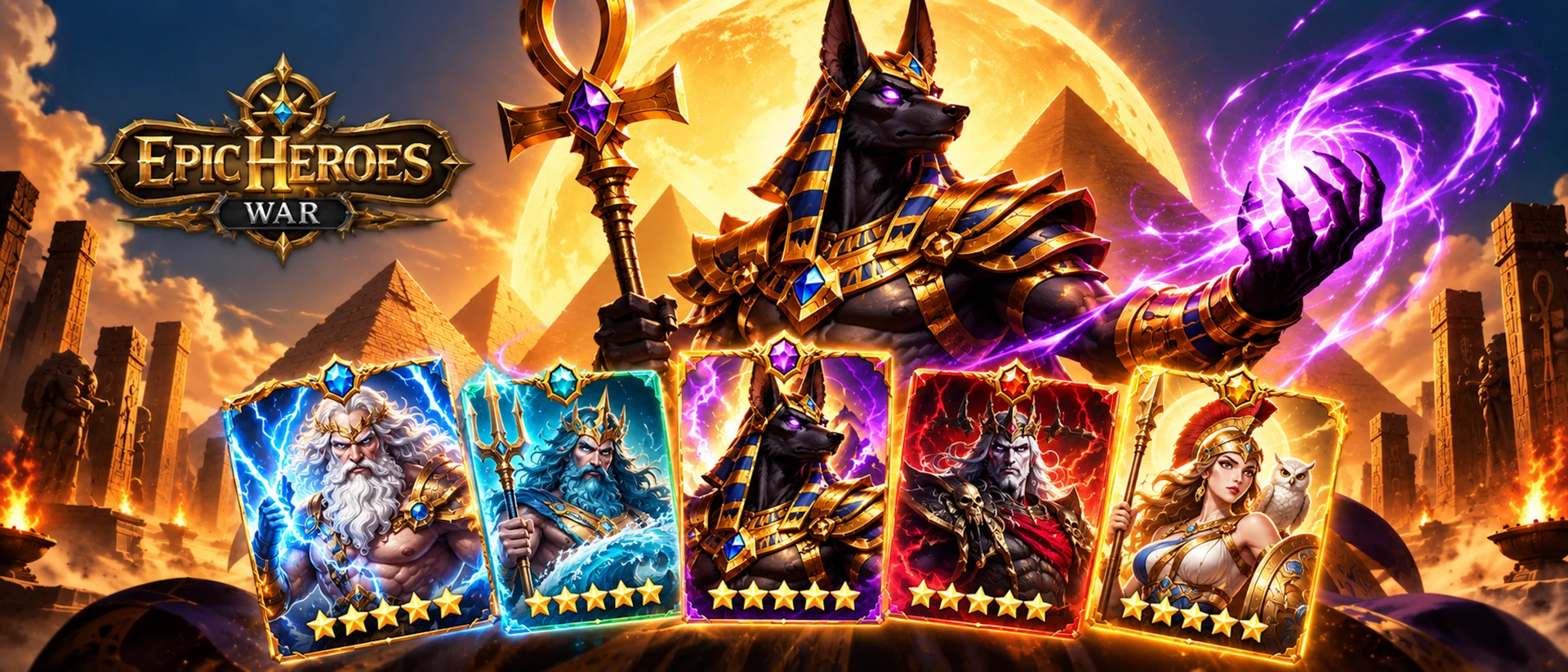 Hero Wars - Strategy RPG - TCG product page header