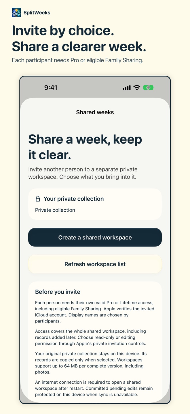 SplitWeeks: Custody Calendar screenshot 10