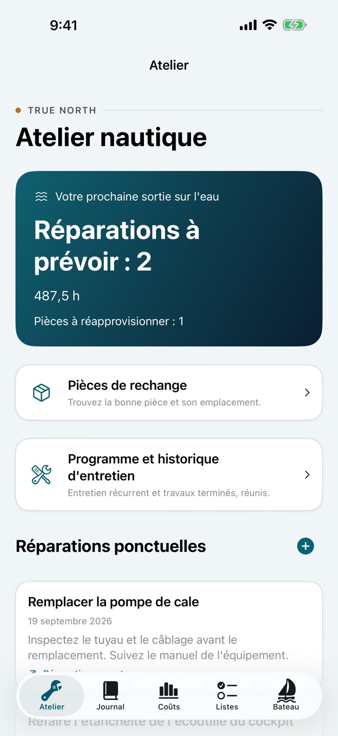 HullBook : Entretien de bateau capture d’écran 1