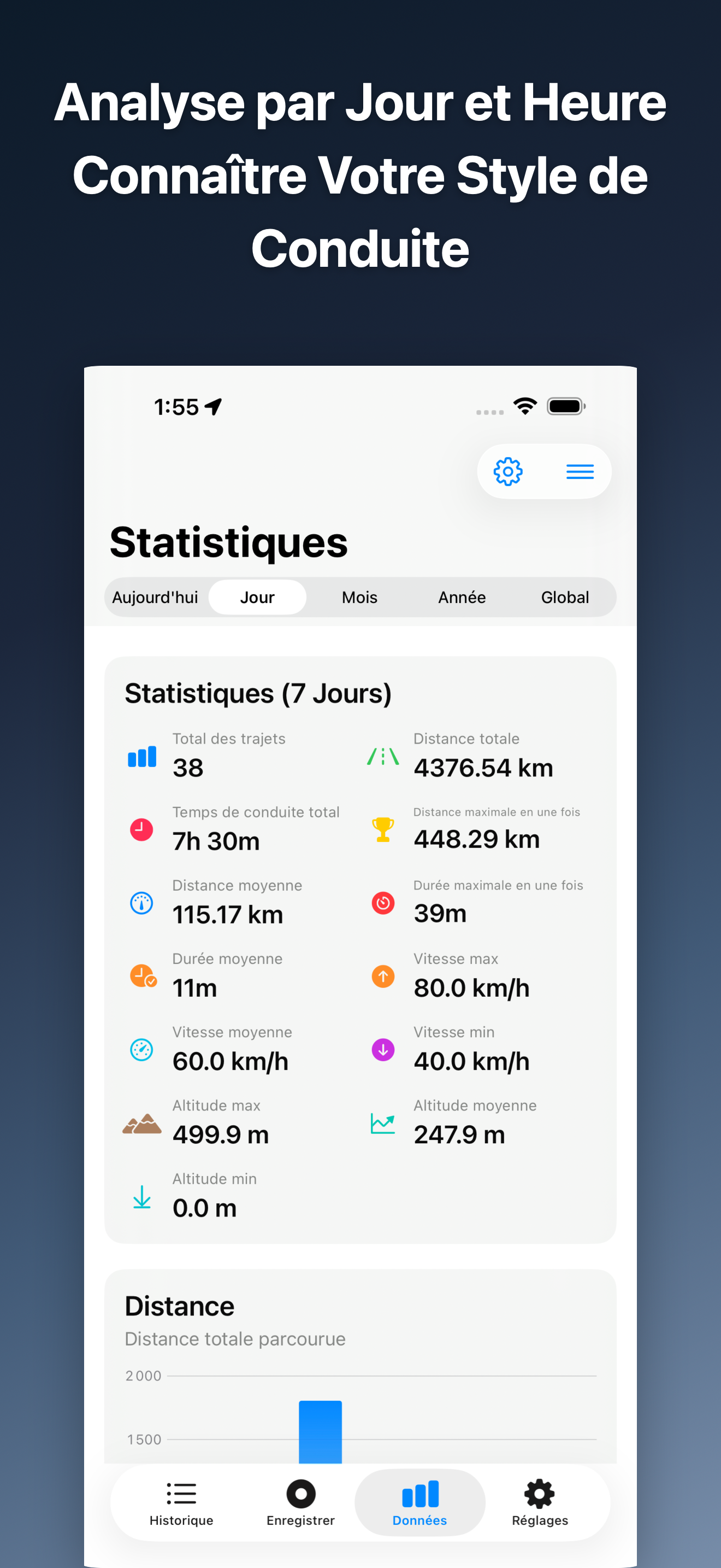 DriveTracker - Driving Log iOS screenshot 5 showing app interface