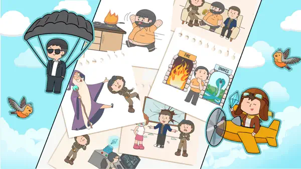 50-Level Story Journey