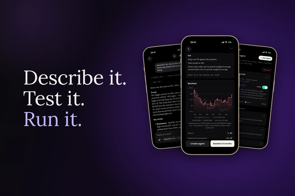Cubrik AI - Crypto Agent App Store search result
