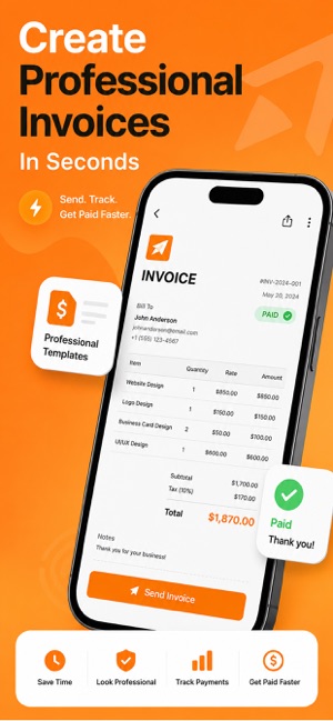 Invoice Maker, Estimate & Bill screenshot 1