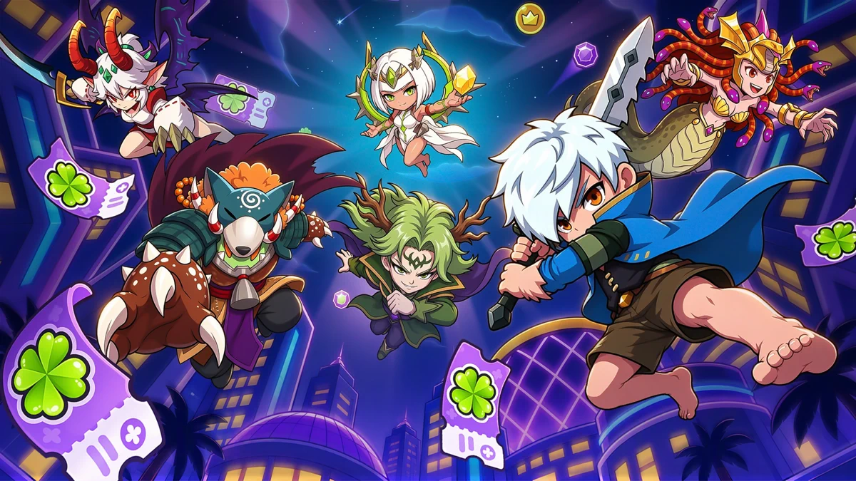 Slime Legion search result, In-app event: Lucky Scratch!