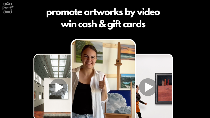 Promote your artworks by video Challenge