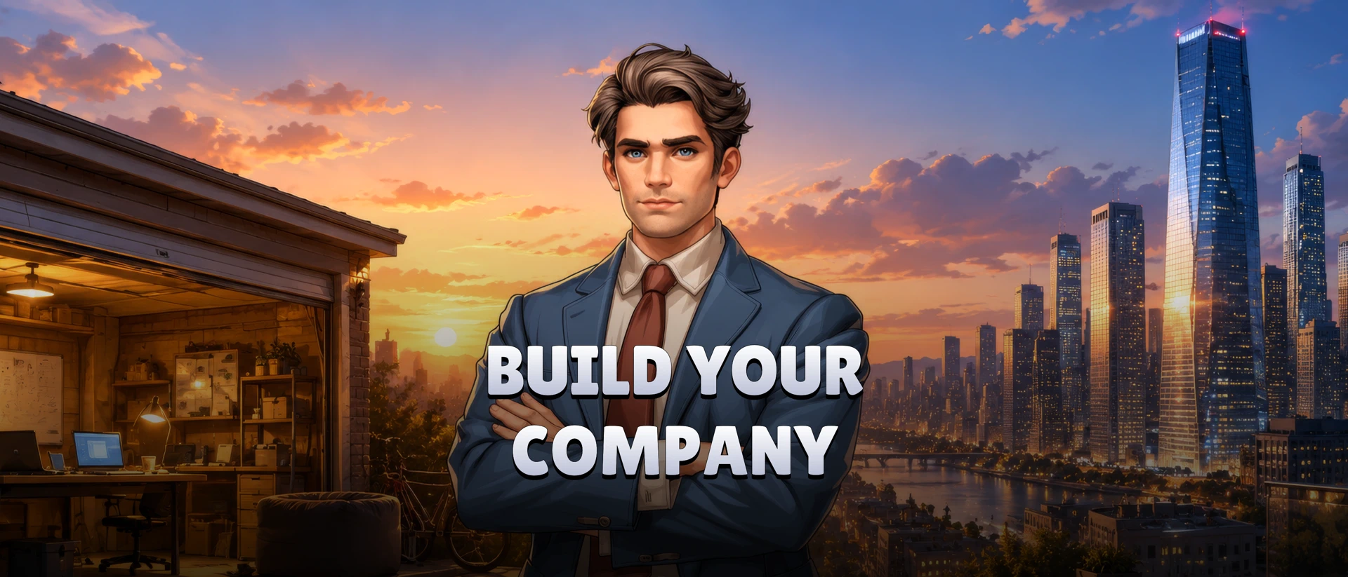 CEO Simulator: Build a Startup product page header