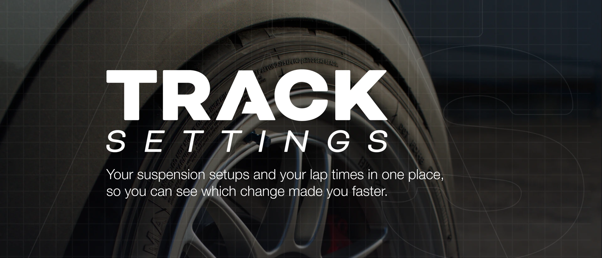 Track Settings product page header