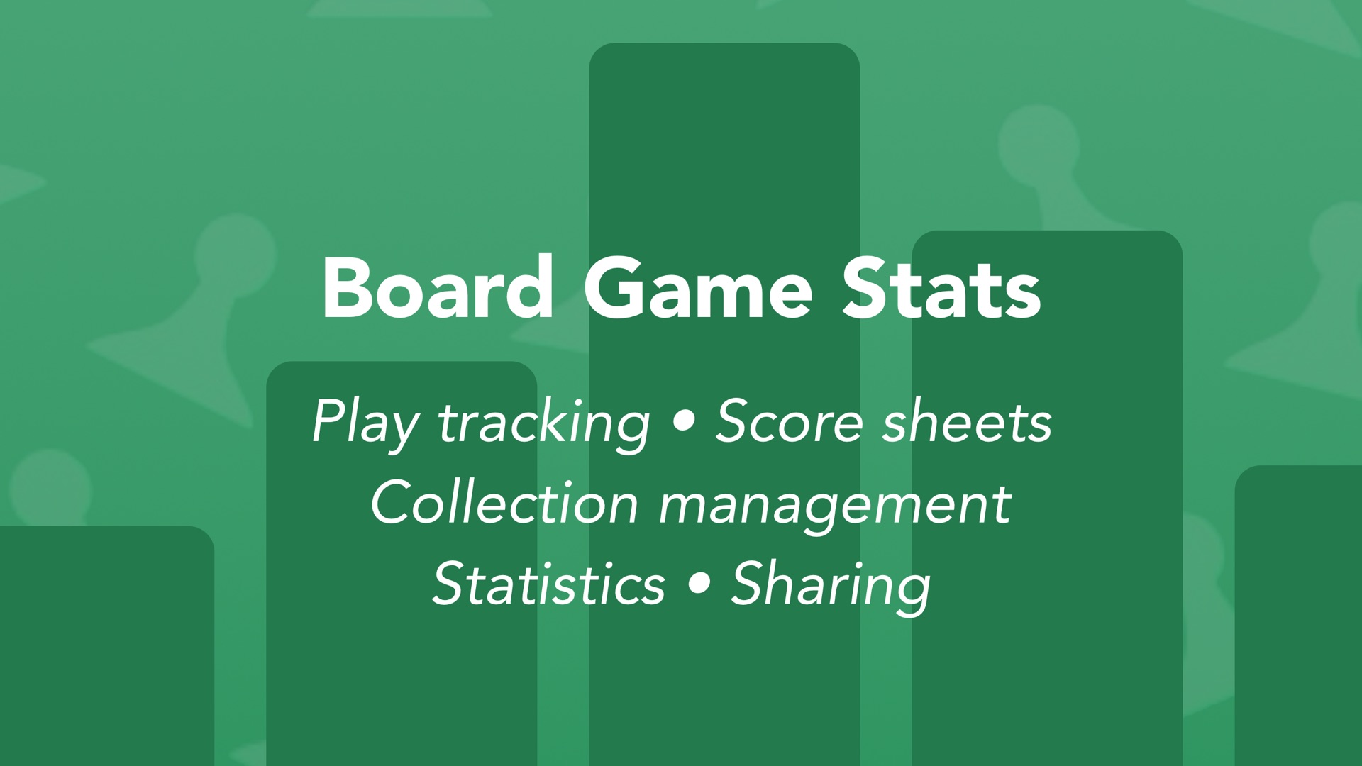 Board Game Stats product page header