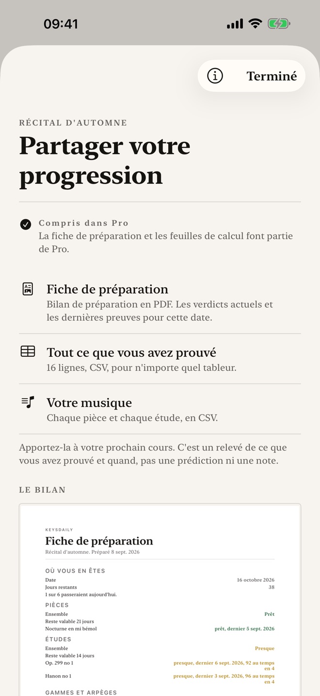 KeysDaily : pratique du piano capture d’écran 8
