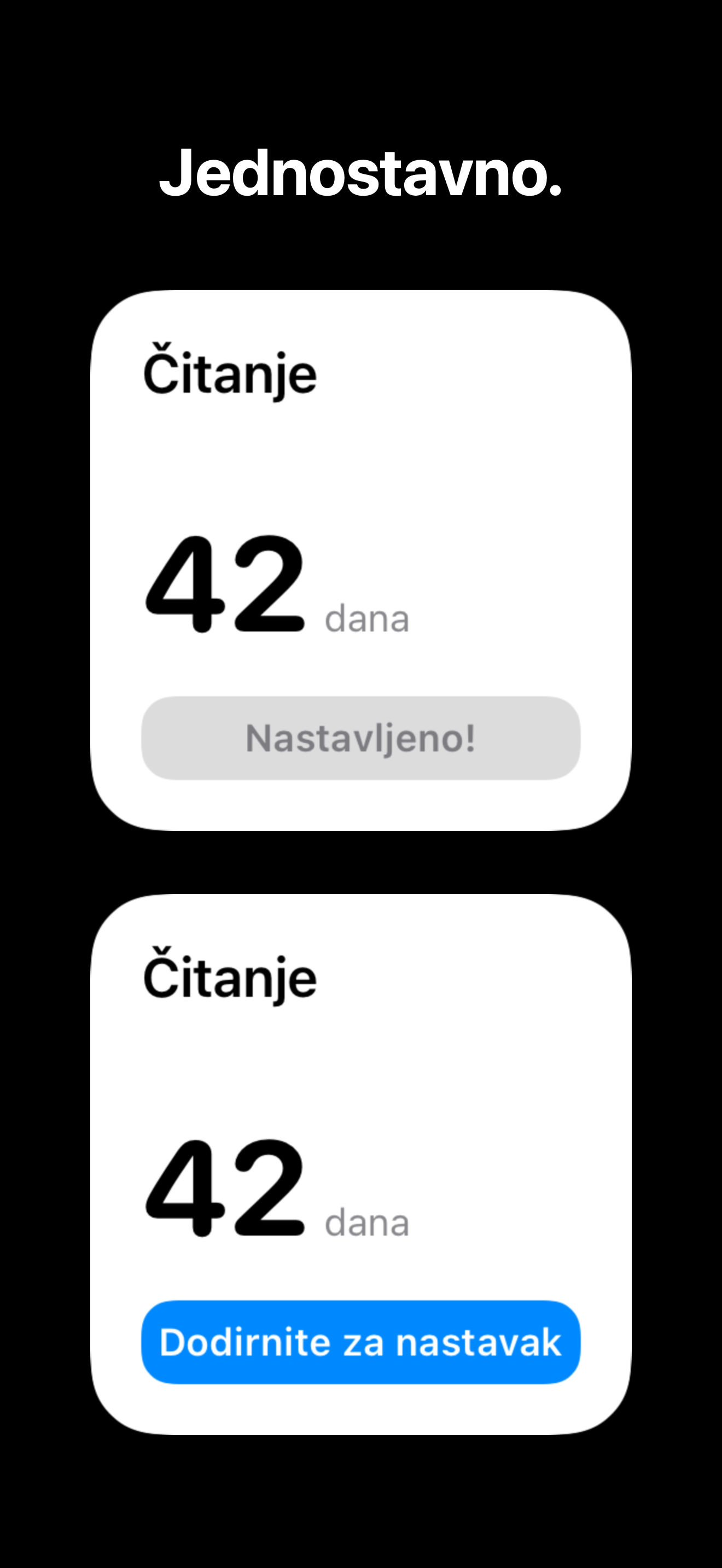 KeepGoing - Habit Tracker iOS screenshot 3 showing app interface