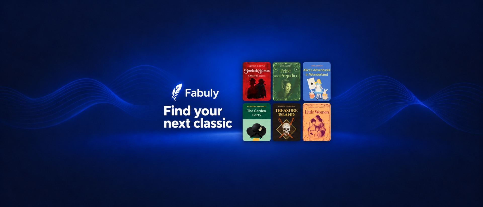 Fabuly: Classic Audiobooks product page header
