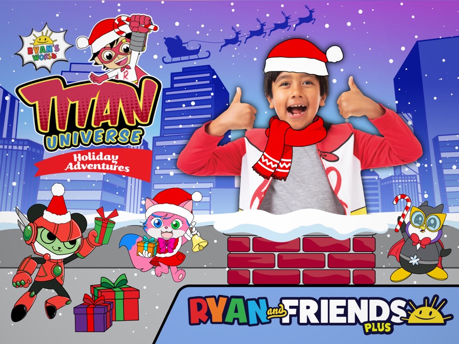Watch Ryan's World Specials: Toon Tales Season 5, Episode 12: Red Titan Ryan  Saves Christmas