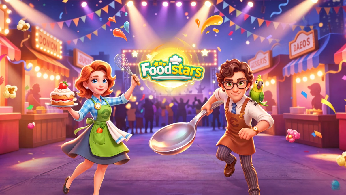 Foodstars: Merge & Cook App Store product page header