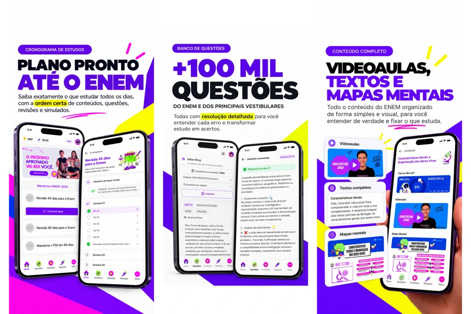 Repertório: ENEM e vestibular App Store search result