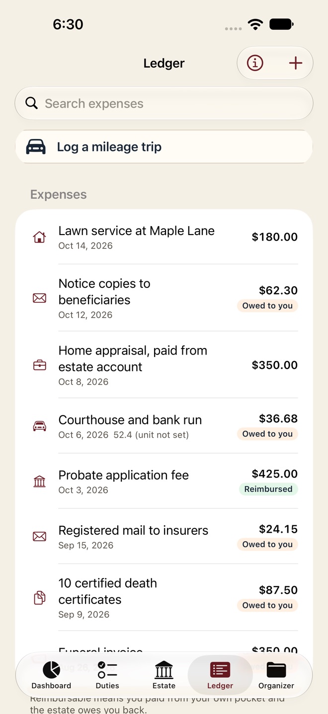 ExecutorKit: Probate Organizer screenshot 3