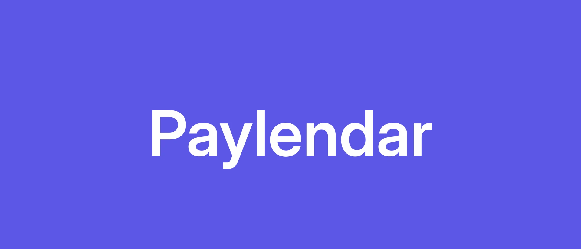 Paylendar: Payment Planner product page header