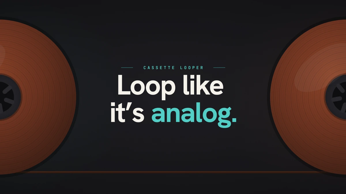 Loopette: Cassette Tape Looper App Store product page header