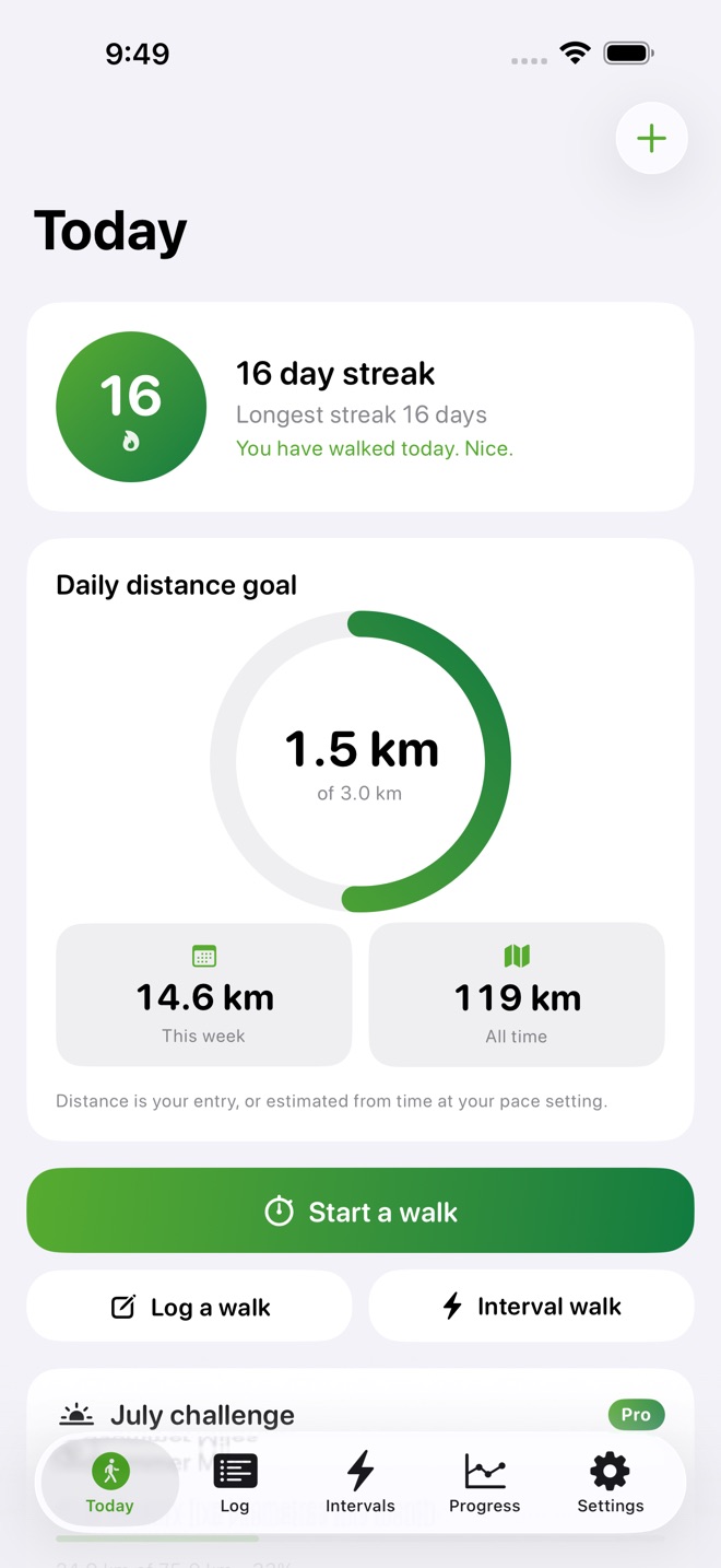 WalkQuest: Walking Streaks screenshot 1